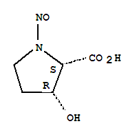 Proline, 3-hydroxy-1-nitroso-, cis-(8ci)Structure,2443-29-0Structure Proline, 3-hydroxy-1-nitroso-, cis-(8ci) Structure,2443-29-0Structure