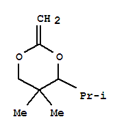 1,3-Dioxane,5,5-dimethyl-2-methylene-4-(1-methylethyl)-(9ci)Structure,244307-96-8Structure 1,3-Dioxane,5,5-dimethyl-2-methylene-4-(1-methylethyl)-(9ci) Structure,244307-96-8Structure
