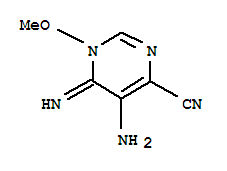 (9ci)-5-氨基-1,6-二氫-6-亞氨基-1-甲氧基-4-嘧啶甲腈結(jié)構(gòu)式_245064-04-4結(jié)構(gòu)式