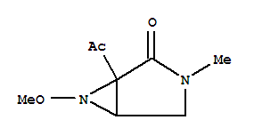 (1r,5r,6s)-rel-(9ci)-1-乙?；?6-甲氧基-3-甲基-3,6-二氮雜雙環(huán)[3.1.0]-2-己酮結(jié)構(gòu)式_245071-63-0結(jié)構(gòu)式