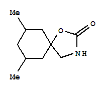(7ci,8ci)-7,9-二甲基-1-噁-3-氮雜螺[4.5]癸烷-2-酮結(jié)構(gòu)式_24540-99-6結(jié)構(gòu)式