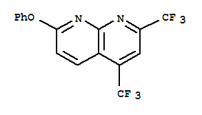 1,8-Naphthyridine,7-phenoxy-2,4-bis(trifluoromethyl)-(9ci)Structure,246022-22-0Structure 1,8-Naphthyridine,7-phenoxy-2,4-bis(trifluoromethyl)-(9ci) Structure,246022-22-0Structure