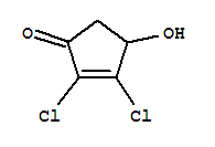 2-Cyclopenten-1-one, 2,3-dichloro-4-hydroxy-Structure,246178-25-6Structure 2-Cyclopenten-1-one, 2,3-dichloro-4-hydroxy- Structure,246178-25-6Structure