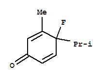 (9ci)-4-氟-3-甲基-4-(1-甲基乙基)-2,5-環(huán)己二烯-1-酮結(jié)構(gòu)式_246228-99-9結(jié)構(gòu)式
