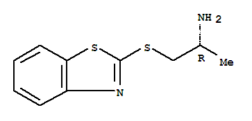 2-Propanamine,1-(2-benzothiazolylthio)-,(2r)-(9ci)Structure,247027-96-9Structure 2-Propanamine,1-(2-benzothiazolylthio)-,(2r)-(9ci) Structure,247027-96-9Structure