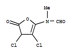 Formamide, n-(3,4-dichloro-4,5-dihydro-5-oxo-2-furanyl)-n-methyl-Structure,247097-53-6Structure Formamide, n-(3,4-dichloro-4,5-dihydro-5-oxo-2-furanyl)-n-methyl- Structure,247097-53-6Structure