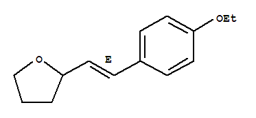 Furan, 2-[(1e)-2-(4-ethoxyphenyl)ethenyl]tetrahydro-(9ci) Structure,249911-61-3Structure