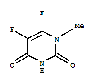 2,4(1H,3h)-pyrimidinedione,5,6-difluoro-1-methyl-(9ci)Structure,250658-22-1Structure 2,4(1H,3h)-pyrimidinedione,5,6-difluoro-1-methyl-(9ci) Structure,250658-22-1Structure