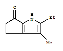 (8ci,9ci)-2-乙基-4,5-二氫-3-甲基-環(huán)戊并[b]吡咯-6(1h)-酮結(jié)構(gòu)式_25110-18-3結(jié)構(gòu)式