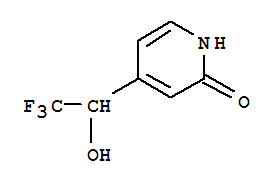 (9ci)-4-(2,2,2-三氟-1-羥基乙基)-2(1H)-吡啶酮結(jié)構(gòu)式_251352-67-7結(jié)構(gòu)式