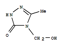 3H-1,2,4-triazol-3-one, 2,4-dihydro-4-(hydroxymethyl)-5-methyl-(9ci)Structure,251451-27-1Structure 3H-1,2,4-triazol-3-one, 2,4-dihydro-4-(hydroxymethyl)-5-methyl-(9ci) Structure,251451-27-1Structure