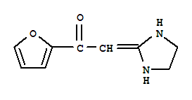 1-(2-呋喃)-2-(2-咪唑啉)-乙酮結(jié)構(gòu)式_251940-04-2結(jié)構(gòu)式