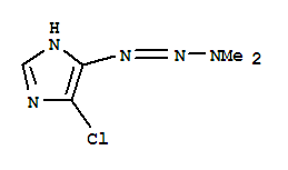 (9ci)-4-氯-5-(3,3-二甲基-1-三氮雜烯)-1H-咪唑結(jié)構(gòu)式_252552-02-6結(jié)構(gòu)式