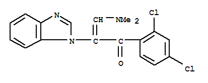 2-Propen-1-one, 2-(1h-benzimidazol-1-yl)-1-(2,4-dichlorophenyl)-3-(dimethylamino)-Structure,252954-63-5Structure 2-Propen-1-one, 2-(1h-benzimidazol-1-yl)-1-(2,4-dichlorophenyl)-3-(dimethylamino)- Structure,252954-63-5Structure