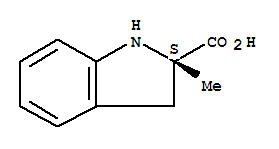 (2s)-(9ci)-2,3-二氫-2-甲基-1H-吲哚-2-羧酸結(jié)構(gòu)式_253136-56-0結(jié)構(gòu)式