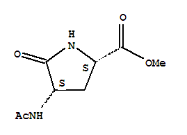 (4s)-(9ci)-4-(乙?；被?-5-氧代-L-脯氨酸甲酯結(jié)構(gòu)式_254909-26-7結(jié)構(gòu)式
