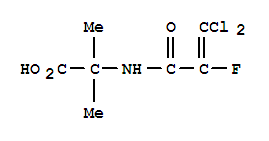 (9ci)-n-(3,3-二氯-2-氟-1-氧代-2-丙烯基)-2-甲基-丙氨酸結構式_254979-89-0結構式