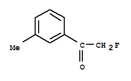 2-氟-1-(3-甲基苯基)-乙酮(9ci)結(jié)構(gòu)式_2560-97-6結(jié)構(gòu)式