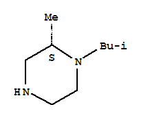 Piperazine, 2-methyl-1-(2-methylpropyl)-, (2s)-(9ci)Structure,256663-90-8Structure Piperazine, 2-methyl-1-(2-methylpropyl)-, (2s)-(9ci) Structure,256663-90-8Structure