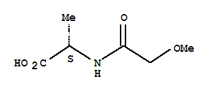 (9ci)-n-(甲氧基乙?；?-L-丙氨酸結(jié)構(gòu)式_257638-52-1結(jié)構(gòu)式