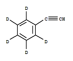 苯乙炔-D5結構式_25837-46-1結構式