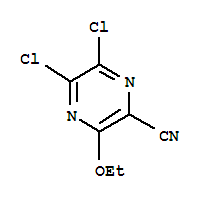 Pyrazinecarbonitrile, 5,6-dichloro-3-ethoxy-(9ci)Structure,258884-69-4Structure Pyrazinecarbonitrile, 5,6-dichloro-3-ethoxy-(9ci) Structure,258884-69-4Structure