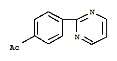 (9ci)-1-[4-(2-嘧啶)苯基]-乙酮結(jié)構(gòu)式_259541-90-7結(jié)構(gòu)式