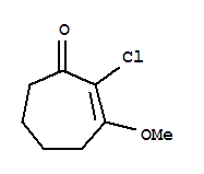 2-Cyclohepten-1-one, 2-chloro-3-methoxy-Structure,259810-89-4Structure 2-Cyclohepten-1-one, 2-chloro-3-methoxy- Structure,259810-89-4Structure