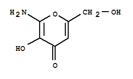 4H-pyran-4-one, 2-amino-3-hydroxy-6-(hydroxymethyl)-(8ci,9ci)Structure,25991-83-7Structure 4H-pyran-4-one, 2-amino-3-hydroxy-6-(hydroxymethyl)-(8ci,9ci) Structure,25991-83-7Structure