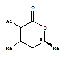 (9ci)-3-乙?；?5,6-二氫-4,6-二甲基-2H-吡喃-2-酮結構式_261178-61-4結構式