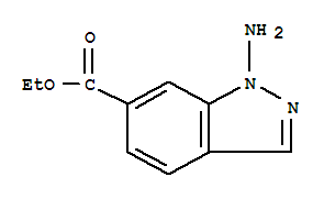 1H-indazole-6-carboxylicacid,1-amino-,ethylester(9ci) Structure,261614-60-2Structure