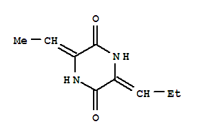 2,5-Piperazinedione,3-ethylidene-6-propylidene-(9ci)Structure,261952-28-7Structure 2,5-Piperazinedione,3-ethylidene-6-propylidene-(9ci) Structure,261952-28-7Structure