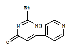 4(1H)-pyrimidinone,2-ethyl-6-(4-pyridinyl)-(9ci)Structure,263243-50-1Structure 4(1H)-pyrimidinone,2-ethyl-6-(4-pyridinyl)-(9ci) Structure,263243-50-1Structure