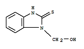 (9ci)-1,3-二氫-1-(羥基甲基)-2H-苯并咪唑-2-硫酮結(jié)構(gòu)式_26345-72-2結(jié)構(gòu)式