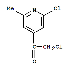 Ketone, chloromethyl 2-chloro-6-methyl-4-pyridyl (8ci)Structure,26413-60-5Structure Ketone, chloromethyl 2-chloro-6-methyl-4-pyridyl (8ci) Structure,26413-60-5Structure