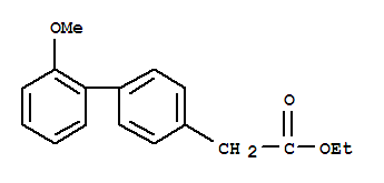 (2-Methoxy-biphenyl-4-yl)-acetic acid ethyl esterStructure,266370-57-4Structure (2-Methoxy-biphenyl-4-yl)-acetic acid ethyl ester Structure,266370-57-4Structure