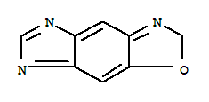 2H-咪唑并[4,5-f]苯并噁唑(8ci,9ci)結(jié)構(gòu)式_267-85-6結(jié)構(gòu)式