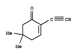 2-Cyclohexen-1-one, 2-ethynyl-5,5-dimethyl-(9ci)Structure,271572-53-3Structure 2-Cyclohexen-1-one, 2-ethynyl-5,5-dimethyl-(9ci) Structure,271572-53-3Structure
