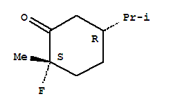 (2s,5r)-(9ci)-2-氟-2-甲基-5-(1-甲基乙基)-環(huán)己酮結(jié)構(gòu)式_272114-51-9結(jié)構(gòu)式