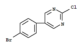 Pyrimidine, 5-(4-bromophenyl)-2-chloro-Structure,27794-00-9Structure Pyrimidine, 5-(4-bromophenyl)-2-chloro- Structure,27794-00-9Structure