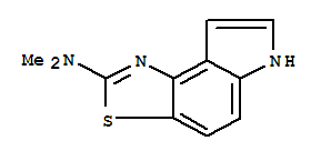 (8ci)-2-(二甲基氨基)-6H-吡咯并[3,2-e]苯并噻唑結(jié)構(gòu)式_27866-56-4結(jié)構(gòu)式