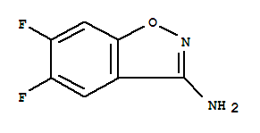 1,2-Benzisoxazol-3-amine,5,6-difluoro-(9ci)Structure,280574-98-3Structure 1,2-Benzisoxazol-3-amine,5,6-difluoro-(9ci) Structure,280574-98-3Structure