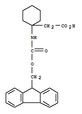 Fmoc-1-amino-cyclohexane acetic acidStructure,282524-98-5Structure Fmoc-1-amino-cyclohexane acetic acid Structure,282524-98-5Structure