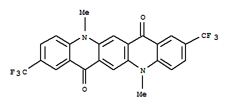 5,12-Dimethyl-2,9-bis-trifluoromethyl-5,12-dihydroquino2,3-bacridine-7,14-dioneStructure,284673-31-0Structure 5,12-Dimethyl-2,9-bis-trifluoromethyl-5,12-dihydroquino2,3-bacridine-7,14-dione Structure,284673-31-0Structure