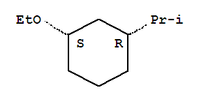 (1r,3s)-rel-(9ci)-1-乙氧基-3-(1-甲基乙基)-環(huán)己烷結(jié)構(gòu)式_286472-33-1結(jié)構(gòu)式