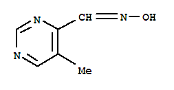 (8ci)-5-甲基-4-嘧啶羧醛肟結構式_28648-79-5結構式