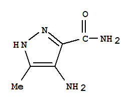 (9ci)-4-氨基-5-甲基-1H-吡唑-3-羧酰胺結構式_28668-16-8結構式