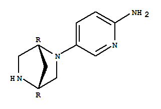 (9ci)-5-(1r,4r)-2,5-二氮雜雙環(huán)[2.2.1]庚-2-基-2-吡啶胺結(jié)構(gòu)式_286943-95-1結(jié)構(gòu)式