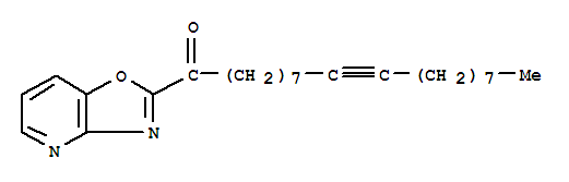 1-([1,3]惡唑并[4,5-b]吡啶-2-基)-9-十八碳炔-1-酮結(jié)構(gòu)式_288862-89-5結(jié)構(gòu)式