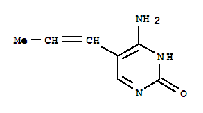 (9ci)-4-氨基-5-(1-丙烯基)-2(1H)-嘧啶酮結(jié)構(gòu)式_289064-94-4結(jié)構(gòu)式